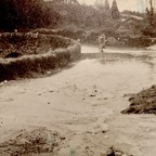 Teachers Mrs Corkery and Mrs O'Riordan - flooding at Cloghroe NS in 1962/4.jpeg