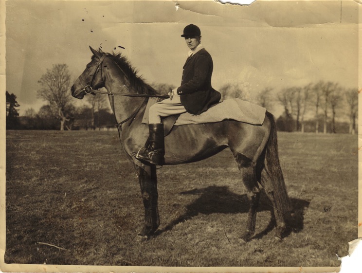 Tom C Ryan of Dripsey, a well known coursing judge, pictured in the 1950s at Lakelands, Blackrock