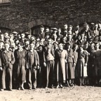 Undated picture of Dripsey Woollen Mills staff with John O’Shaughnessy on left