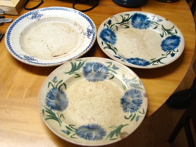 Three Patterned Plates